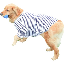 Load image into Gallery viewer, Breathable Cotton Stripe T-Shirt for Dogs