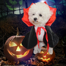 Load image into Gallery viewer, Halloween Cape Costume for Cats and Small Dogs – Soft Cloak for Pet Cosplay and Holiday Parties