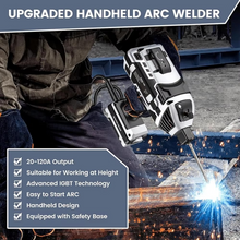 Load image into Gallery viewer, Portable Handheld Welder Kit – Compact ARC Welding Machine with Adjustable 20–120A Current, Accessories & 10 Welding Rods