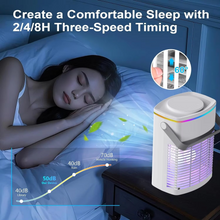 Load image into Gallery viewer, Compact 3-Speed Air Cooler with Remote, Timer, Night Light, and Mist Modes