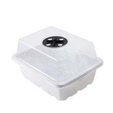 Load image into Gallery viewer, 12-Cell Plastic Seedling Starter Tray for Succulent and Garden Seeds