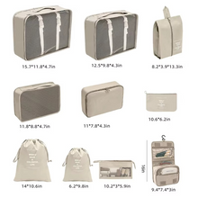 Load image into Gallery viewer, Travel Organizer Packing Cube Set for Luggage and Wardrobe Storage