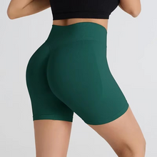 Load image into Gallery viewer, Seamless High Waisted Yoga Shorts for Women Tight Fit Hip Lifting Fitness and Running Shorts