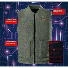 Load image into Gallery viewer, Winter USB Smart Heated Vest with Adjustable Temperature and Long Battery Life