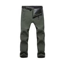 Load image into Gallery viewer, Men's Waterproof Soft Shell Winter Pants for Hiking, Skiing, and Outdoor Adventures