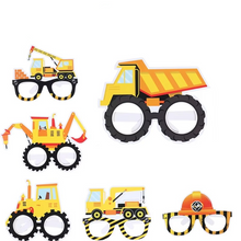 Load image into Gallery viewer, Construction Party Paper Glasses Set of 6
