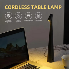 Load image into Gallery viewer, Multi-Setting Rechargeable LED Desk Lamp – Perfect for Ambiance and Outdoors
