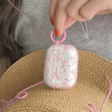 Load image into Gallery viewer, Pink Bow Protective Case for Wireless Earbuds