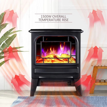 Load image into Gallery viewer, Electric Fireplace Heater with LED Flame Light for Cozy Home Ambiance