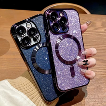 Load image into Gallery viewer, Sparkling Electroplate Case with MagSafe for iPhone