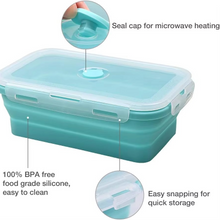 Load image into Gallery viewer, Collapsible Silicone Food Storage Containers with Lids 3 Pack Set 40oz