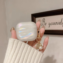 Load image into Gallery viewer, Dreamy Pearl Shell AirPods Pro Case with Keychain