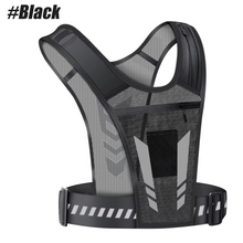 Load image into Gallery viewer, Reflective Running Phone Holder Vest With Adjustable Fit And Storage Pockets