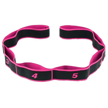 Load image into Gallery viewer, Yoga Stretch Strap with Loops for Pilates and Dance