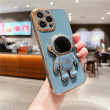Load image into Gallery viewer, Astronaut Kickstand Soft Case for Various iPhone Models
