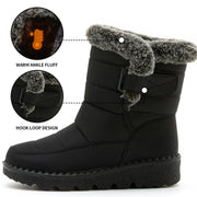 Load image into Gallery viewer, Women’s Waterproof Heeled Snow Boot
