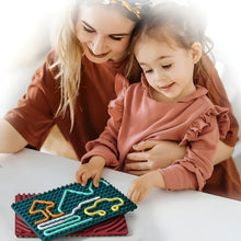 Load image into Gallery viewer, Silicone Learning Board for Baby and Toddler Sensory Development