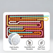 Load image into Gallery viewer, Silicone Learning Board for Baby and Toddler Sensory Development