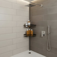 Load image into Gallery viewer, Adjustable Rust-Resistant Telescopic Shower Organizer