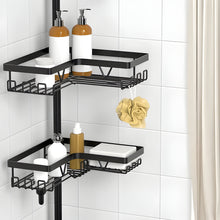 Load image into Gallery viewer, Adjustable Rust-Resistant Telescopic Shower Organizer