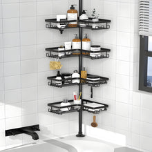Load image into Gallery viewer, Adjustable Rust-Resistant Telescopic Shower Organizer