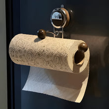 Load image into Gallery viewer, Drill Resistant Stainless Steel Toilet Paper Holder with Suction Mount