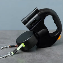 Load image into Gallery viewer, Dual Dog Leash - TangleFree - LED Light & 360° Swivel