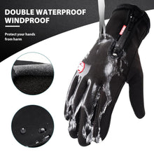 Load image into Gallery viewer, Tango Black Winter Gloves with Touch Screen Functionality 5