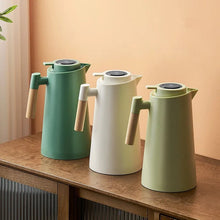 Load image into Gallery viewer, Thermal Jug with Wooden Handle and Temperature Display