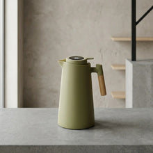 Load image into Gallery viewer, Thermal Jug with Wooden Handle and Temperature Display