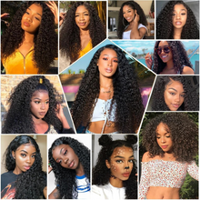 Load image into Gallery viewer, 12A Water Wave Virgin Human Hair Bundles With Frontal Closure – Loose Deep Wave Peruvian Hair