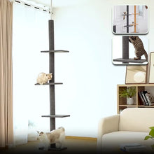 Load image into Gallery viewer, Adjustable Cat Tree Tower for Climbing, Scratching and Resting