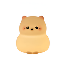Load image into Gallery viewer, Rechargeable Silicone Cat Night Light - Soft Touch Mood Lamp