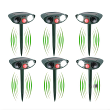Load image into Gallery viewer, Ultrasonic Chipmunk Repeller - Solar Powered - Get Rid of Chipmunks in 48 Hours