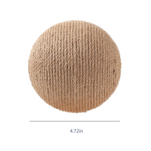 Load image into Gallery viewer, Durable Sisal Cat Scratcher Ball - Perfect for Paws