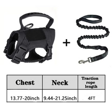 Load image into Gallery viewer, Adjustable Tactical Pet Harness with Control Handle for Cats and Large Dogs