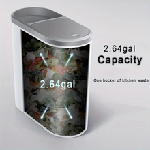 Load image into Gallery viewer, Streamlined Space-Saving Trash Can with Easy Press-Top Lid