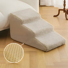 Load image into Gallery viewer, Soft Foam Pet Stairs for Small and Senior Dogs - Bedside Ramp Steps