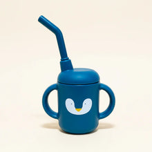 Load image into Gallery viewer, Silicone Straw Cup for Baby and Child