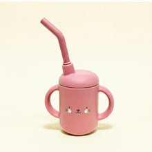 Load image into Gallery viewer, Silicone Straw Cup for Baby and Child