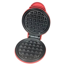 Load image into Gallery viewer, Mini Waffle and Cookie Maker, Compact Non-Stick 350W Travel Cooker