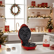Load image into Gallery viewer, Mini Waffle and Cookie Maker, Compact Non-Stick 350W Travel Cooker