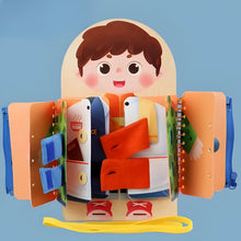 Load image into Gallery viewer, Montessori Multi‑Level Activity Board for Interactive Learning and Skill Growth