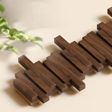 Load image into Gallery viewer, Wall Mounted Coat Rack Wooden Hooks with Magnetic Foldable Design