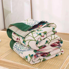 Load image into Gallery viewer, Wildflower Whisper Blanket Soft Organic Cotton Throw