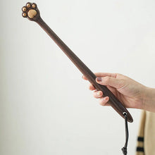 Load image into Gallery viewer, Cat Paw Back Scratcher Black Walnut Wood