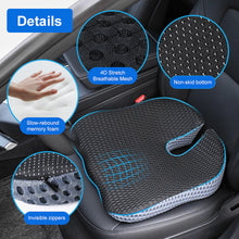 Load image into Gallery viewer, Ergonomic Seat Cushion Triangular Memory Foam, Breathable Pressure Relief for Car and Office