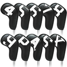 Load image into Gallery viewer, Golf Iron Head Covers Set, Waterproof Protective Club Covers