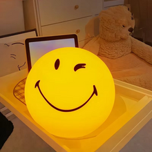 Load image into Gallery viewer, Wink Sphere Ambient Smiling Ball Lamp