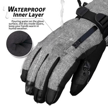 Load image into Gallery viewer, Waterproof Thermal Ski and Snowboard Gloves with Touchscreen Function for Men and Women